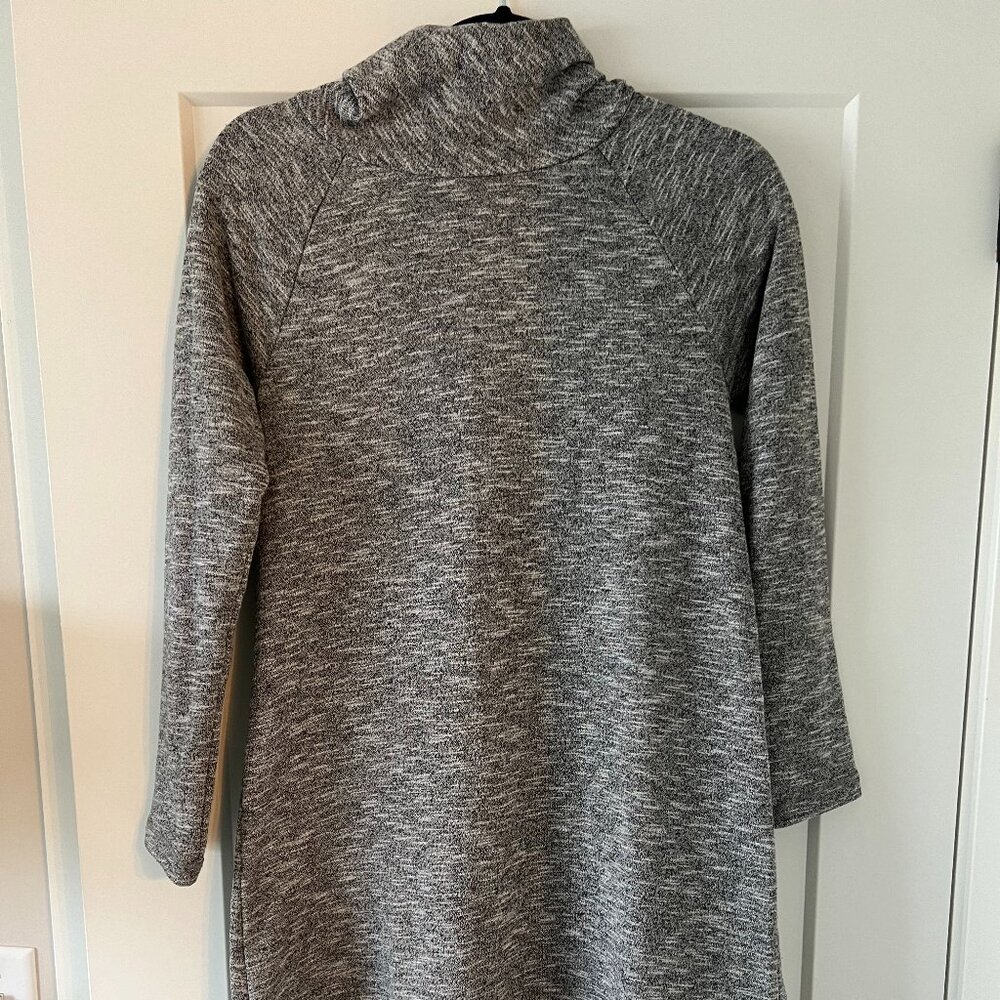 BCBGeneration Grey Marled Turtleneck Dress Size XS